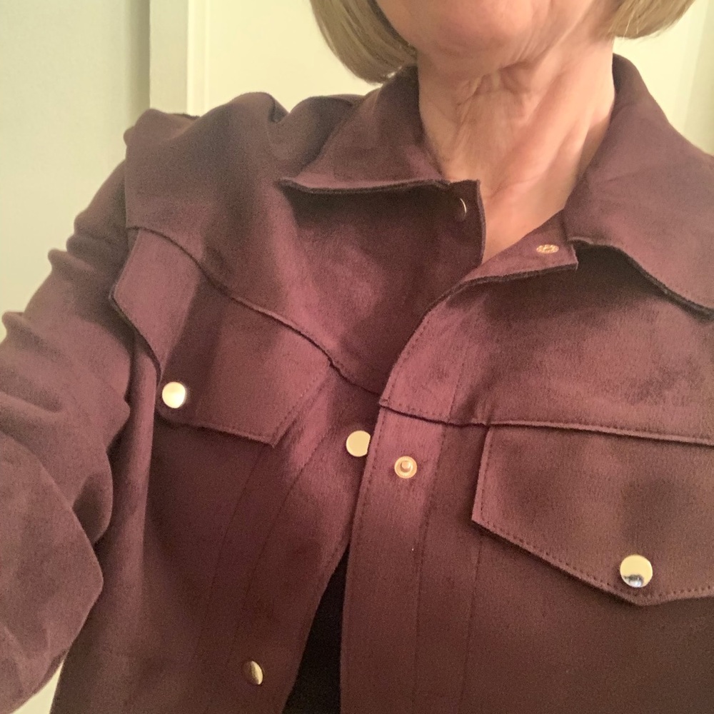 Faux Suede Shacket